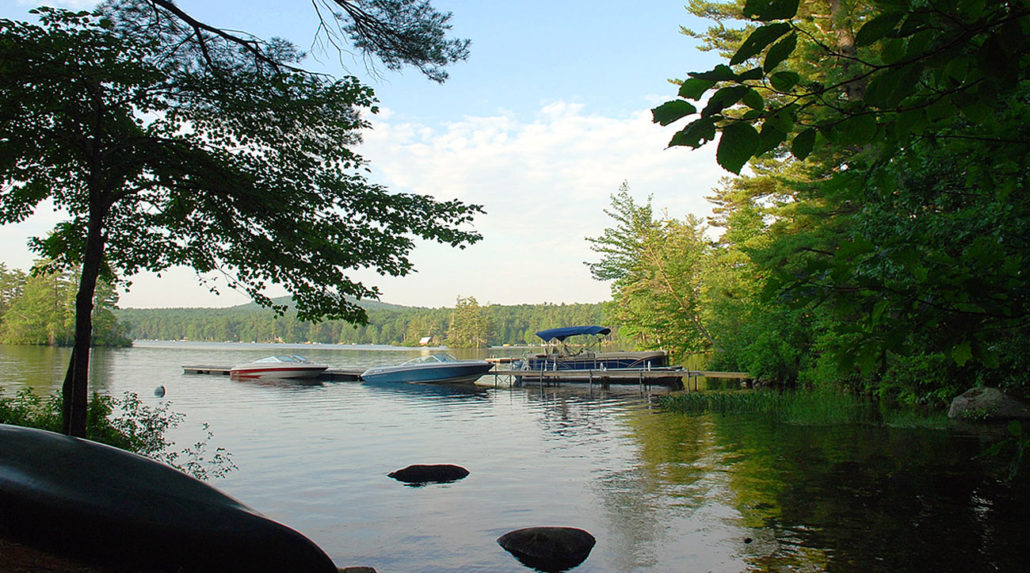 Thompson Lake Marina Offering access to Thompson Lake, Casco, Maine